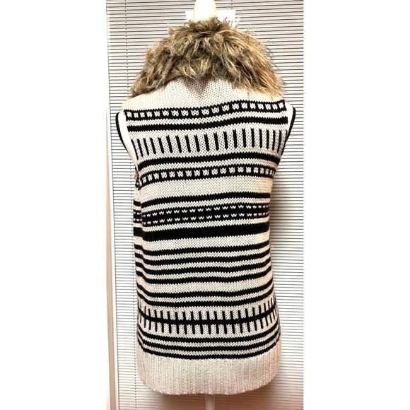 Anthropologie Nettoyer A Sec Faux Fur Sleeveless Sweater - Picture 5 of 11